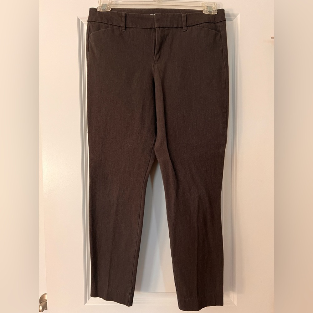 Old Navy ankle Pixie Pants, gray, sz 10